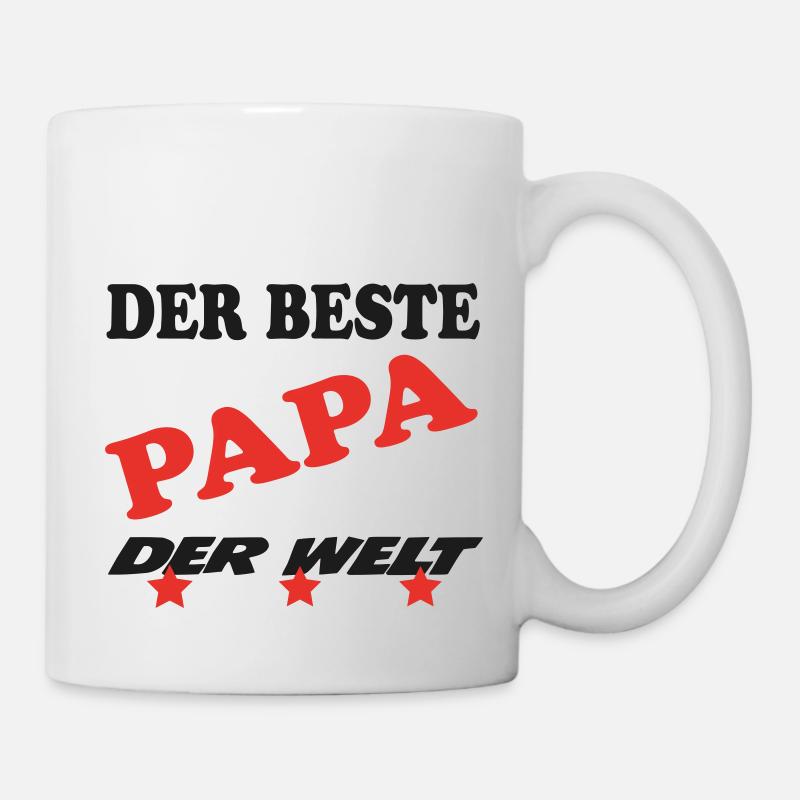 DER BESTE PAPA - Mug - white