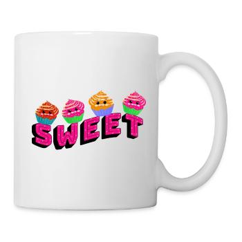 Cupcakes mignons - Mug blanc - blanc - Droite