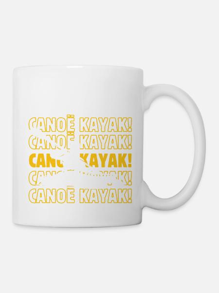 Canoë kayak canoë kayak canoë kayak - Mug blanc - blanc