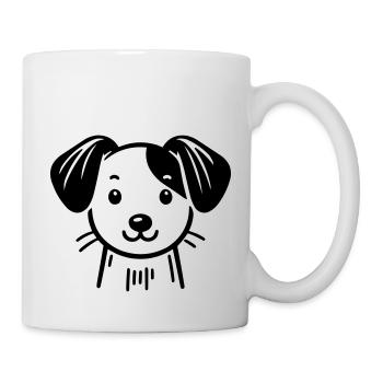 Chien - Mug blanc - blanc - Droite
