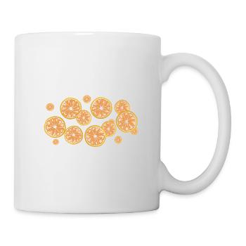 L’odeur des oranges sanguines - Mug blanc - blanc - Droite