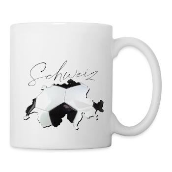 Carte de la Suisse – Real Football FR - Mug blanc - blanc - Droite
