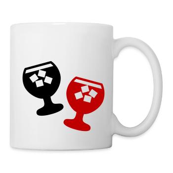 Whisky Icon - Tasse - Weiß - Rechts