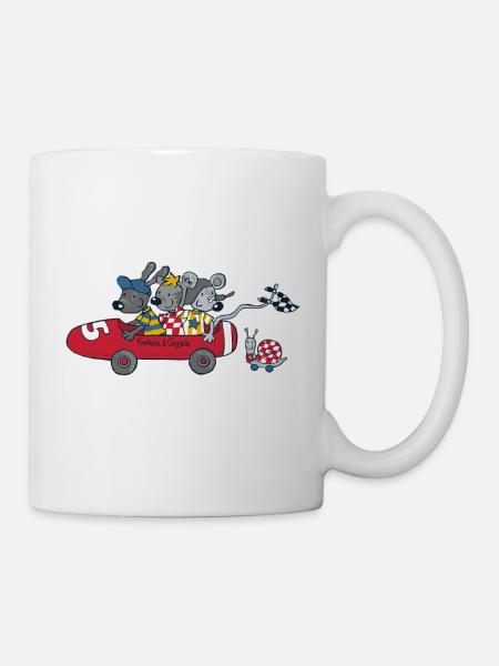 Derby de caisses à savon - Mug blanc - blanc