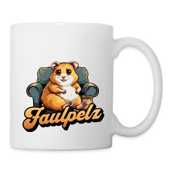 Funny Hamster, Bumbler, Couch T-Shirt, Chill -D - Mug - white - Right