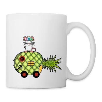 Pineapple Motorhome Holidays Mouse Travel Travel Child - Mug - white - Right