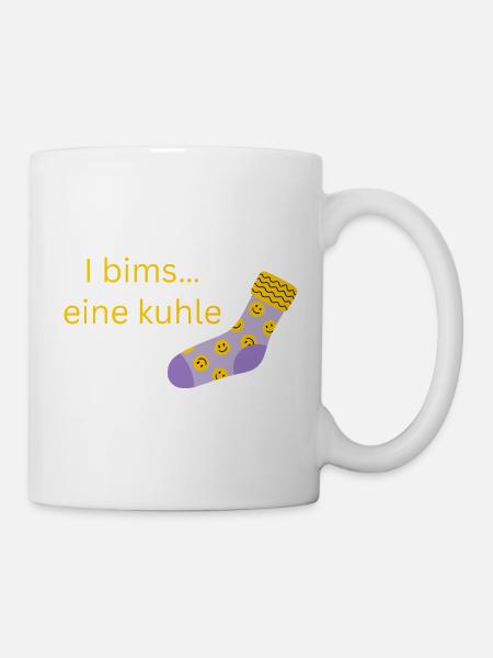 coole Socke - Tasse - Weiß