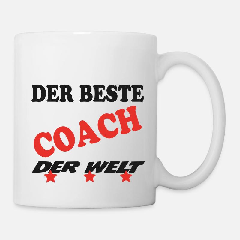 DER BESTE COACH - Mug blanc - blanc
