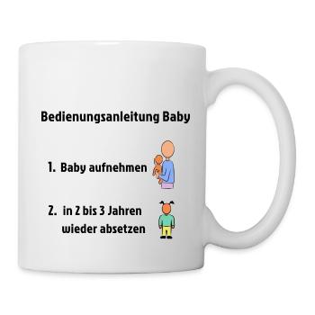 Bedienungsanleitung Baby - Tasse - Weiß - Rechts