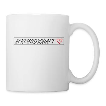 Freundschaft Herz - Tasse - Weiß - Rechts