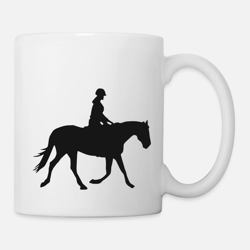 Cavalier Cheval - Mug blanc - blanc