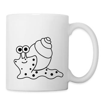 Snail Funny - Mug - white - Right