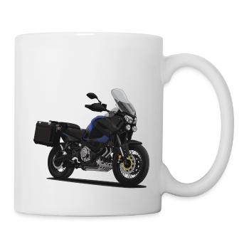 Travel Enduro // Illustration // Motorcycle - Mug - white - Right