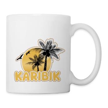 Urlaub Karibik - Tasse - Weiß - Rechts