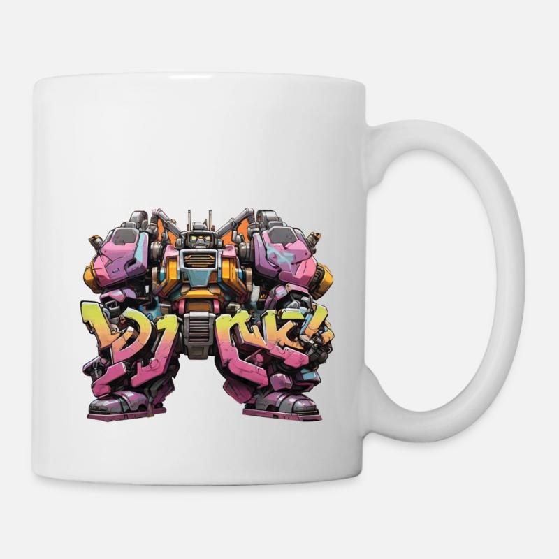 Mech - Tasse - Weiß