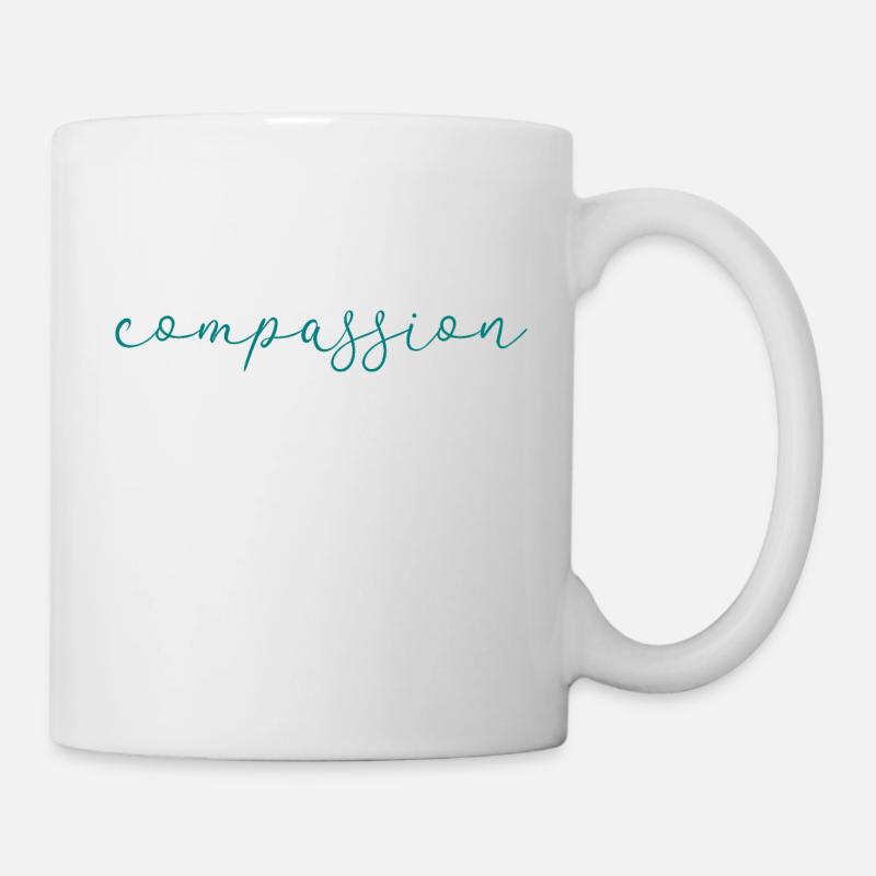 compassion - Mug blanc - blanc