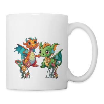 Dragon Dragon Kids Child Mythical Creature - Mug - white - Right