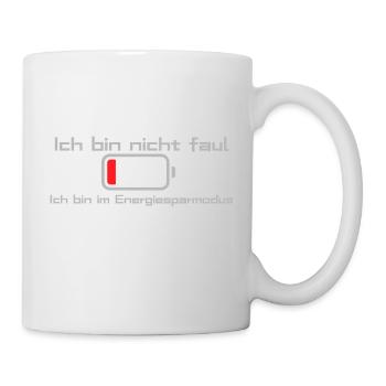 Energiesparmodus - Tasse - Weiß - Rechts