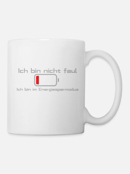 Energiesparmodus - Tasse - Weiß