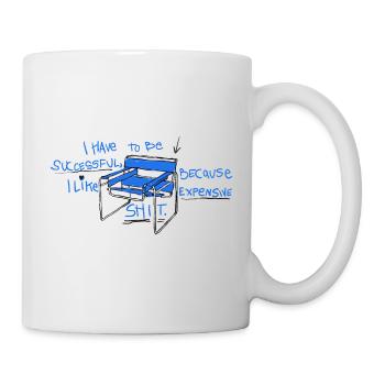 Expensive Taste Quote - Mug - white - Right