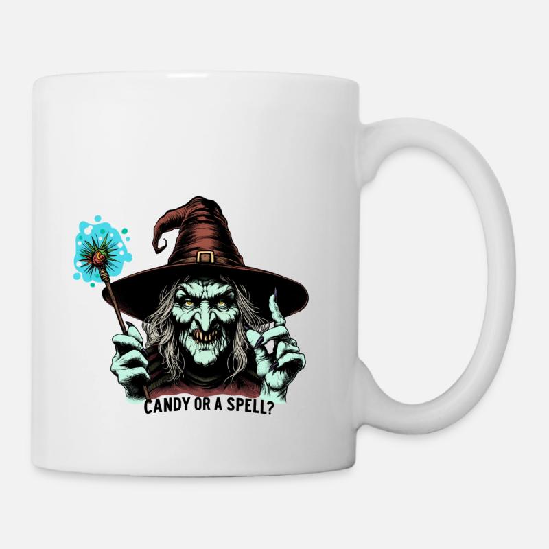 Candy or a spell ?? - Mug - white