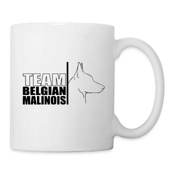 TEAM Belgian Malinois Dog Dog Wilsigns - Mug - white - Right
