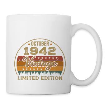 Millésime Octobre 1942 Cadeau d’anniversaire - 1942 - Mug blanc - blanc - Droite
