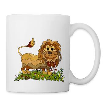 Lion - Mug blanc - blanc - Droite