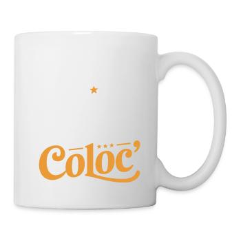 Certifiée meilleure coloc' - Mug blanc - blanc - Droite