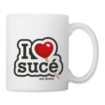 I love Sucé (sur Erdre) - Mug blanc - blanc - Droite