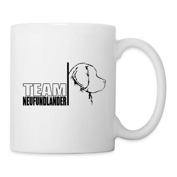 TEAM Neufundländer Hunde Hund Neufie Wilsigns - Tasse - Weiß - Rechts