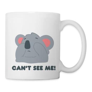 Koala Design « JE NE PEUX PAS ME VOIR » - Mug blanc - blanc - Droite