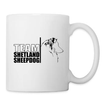 TEAM Chien de berger Shetland Wilsigns - Mug blanc - blanc - Droite