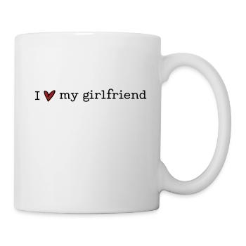 J’aime ma copine - Mug blanc - blanc - Droite