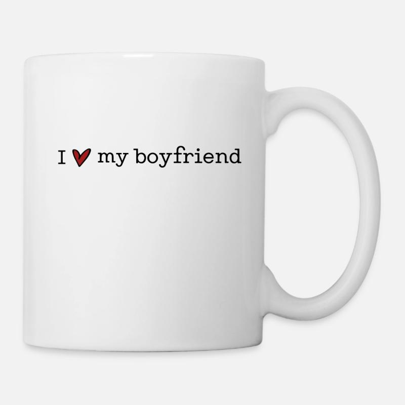 J’aime mon copain - Mug blanc - blanc