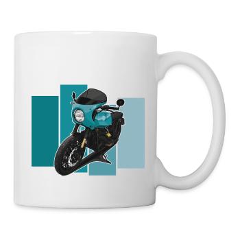 Bobber // Custom // Motorcycle - Mug - white - Right