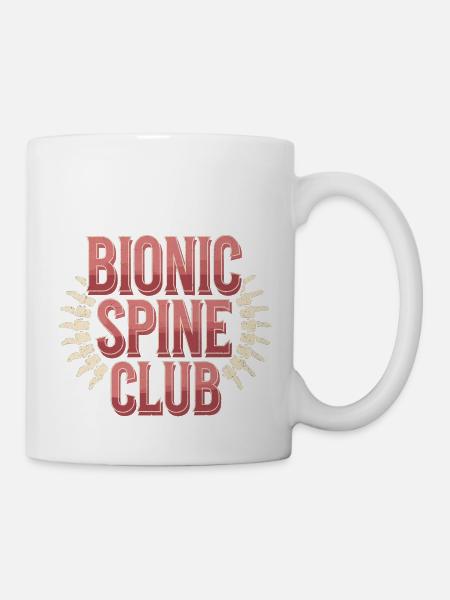 Bionic Spine Club 10 - Tasse - Weiß