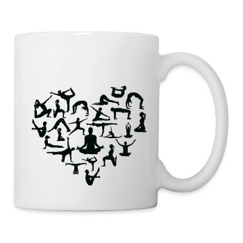 Yoga Meditation Spa Namaste - Tasse - Weiß - Rechts