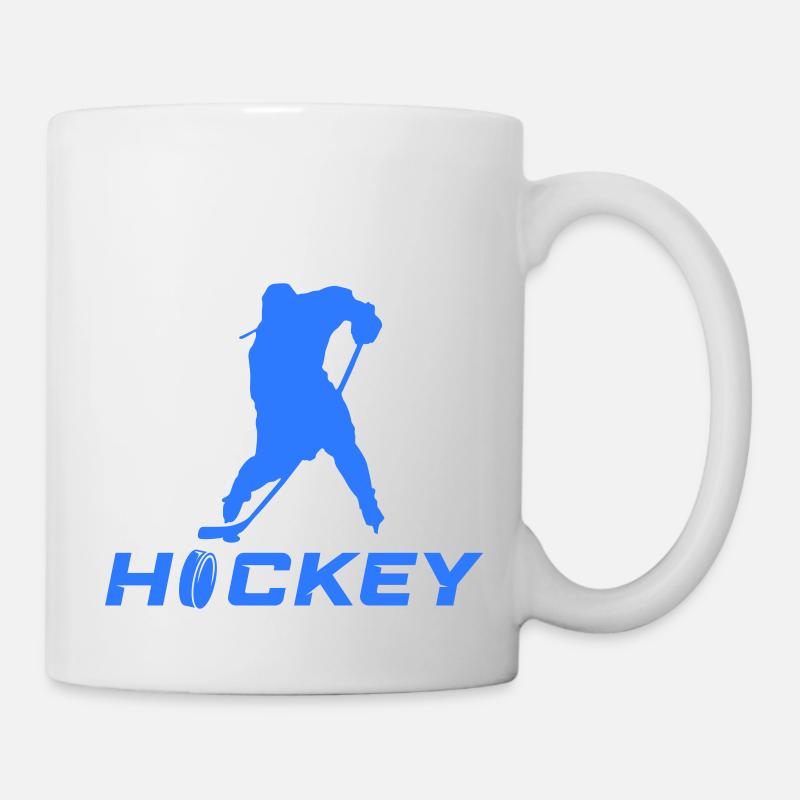 eishockey spieler - Tasse - Weiß