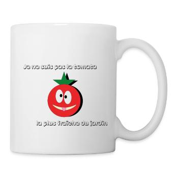 🍅 Pas la Tomate la Plus Fraîche du Jardin ! 🍅 - Mug blanc - blanc - Droite