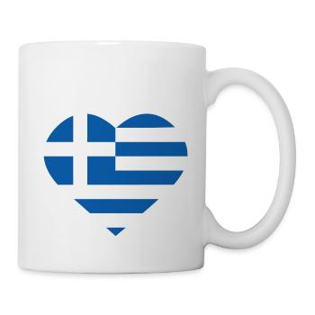 Ich liebe Griechenland - Tasse - Weiß - Rechts