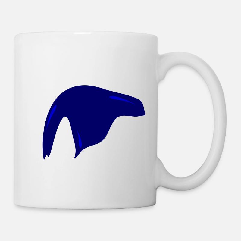 Blue Christmas Hat - Mug - white