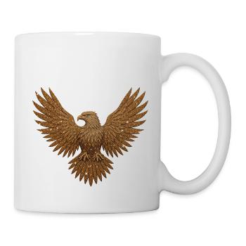 glitter eagle - Mug - white - Right