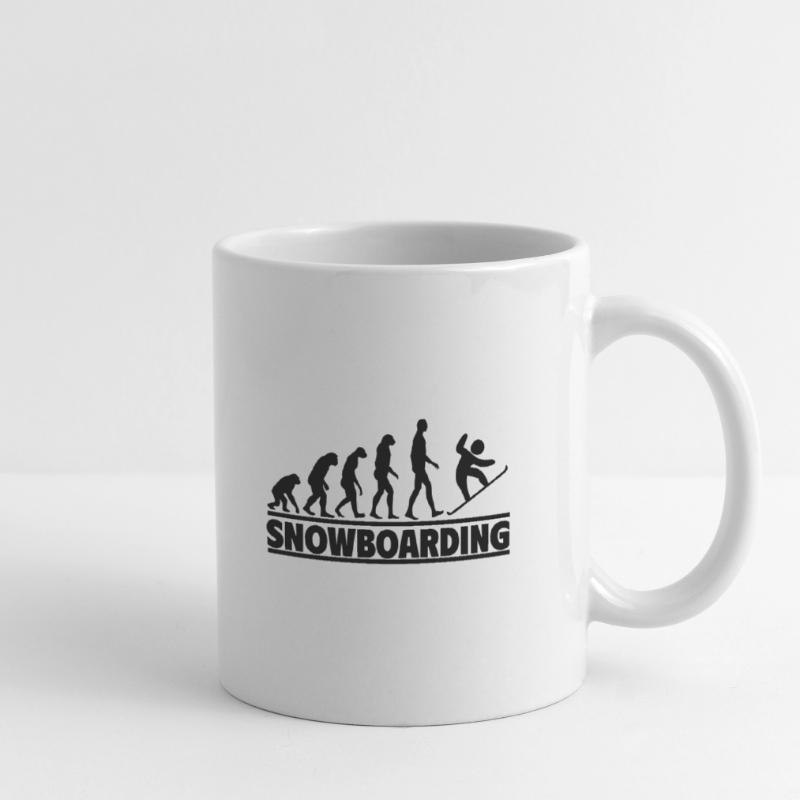 Snowboarding Evolution: Humans conquer Mug