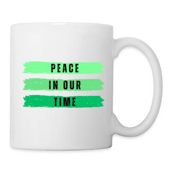 La paix à notre époque - Mug blanc - blanc - Droite