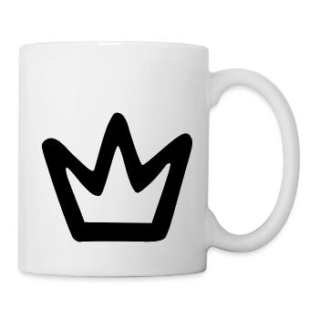 Simple crown - Mug - white - Right
