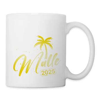 Malle 2025 Palmier de Majorque - Mug blanc - blanc - Droite