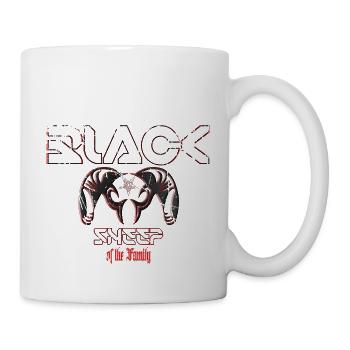 Moutons noirs de la famille - Mug blanc - blanc - Droite