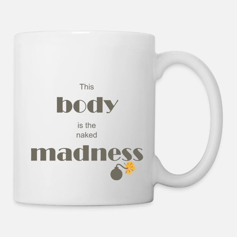 La folie nue - Mug blanc - blanc