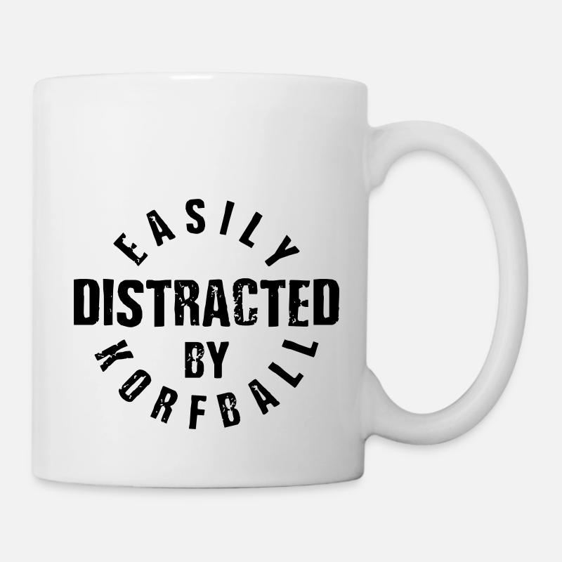 EASILY DISTRACTED BY KORFBALL - Mug - white